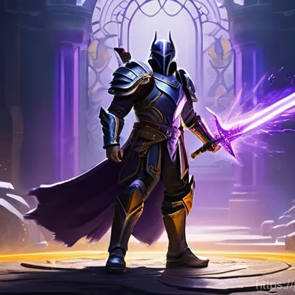 게임 용어집 - **Prompt for "Buff and Nerf: The Balance of Power"**
    A vibrant, stylized illustration depicting ...