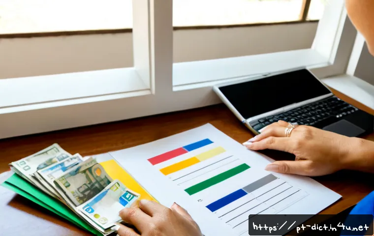 Home 17 사전 편집 기준 - Photorealistic editorial planning scene in a bright Brazilian home office, middle-aged Brazilian wom...
